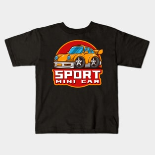 Sport Mini Car Kids T-Shirt